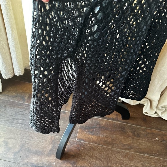 Mudpie Crocheted Maxi Dress NWT - Picture 6 of 12